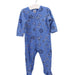 A Blue Long Sleeve Jumpsuits from Petit Bateau in size 6-12M for boy. (Front View)