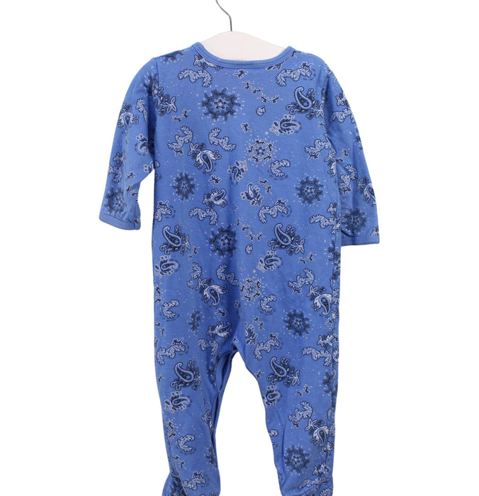 A Blue Long Sleeve Jumpsuits from Petit Bateau in size 6-12M for boy. (Back View)
