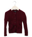 A Red Knit Sweaters from Velveteen in size 6T for girl. (Front View)