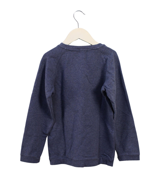 A Blue Crewneck Sweatshirts from miles baby in size 7Y for boy. (Back View)