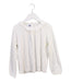 A White Long Sleeve Tops from Petit Bateau in size 6T for girl. (Front View)