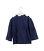 A Blue Long Sleeve Tops from Velveteen in size 6T for girl. (Back View)