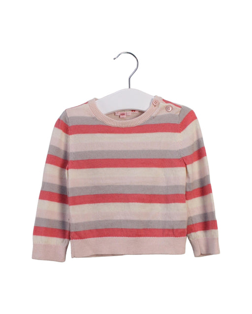 A Pink Knit Sweaters from Bonpoint in size 12-18M for girl. (Front View)