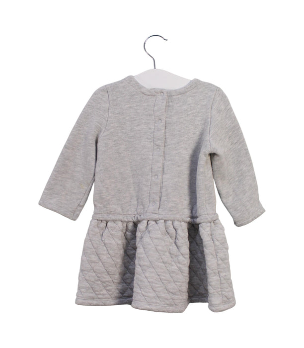 A Grey Sweater Dresses from Petit Bateau in size 18-24M for girl. (Back View)