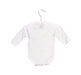 A White Long Sleeve Bodysuits from Mides in size 0-3M for neutral. (Back View)