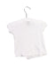 A White Short Sleeve Tops from Mides in size 0-3M for neutral. (Back View)