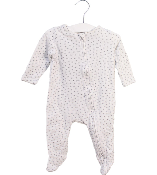 A White Long Sleeve Jumpsuits from Seed in size 0-3M for neutral. (Front View)