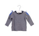 A Black Long Sleeve Tops from Seed in size 3-6M for boy. (Front View)