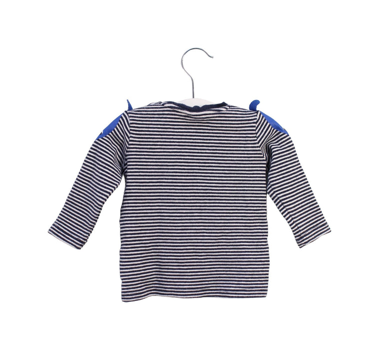 A Black Long Sleeve Tops from Seed in size 3-6M for boy. (Back View)