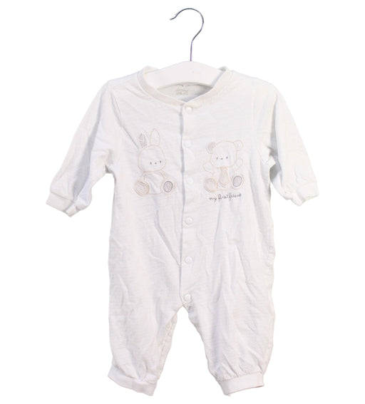 A White Long Sleeve Jumpsuits from Chicco in size 3-6M for neutral. (Front View)