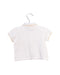 A White Short Sleeve Polos from Baby Graziella in size 3-6M for boy. (Back View)