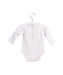 A White Long Sleeve Bodysuits from Jacadi in size 3-6M for neutral. (Back View)