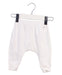 A White Sweatpants from Petit Bateau in size 0-3M for neutral. (Front View)