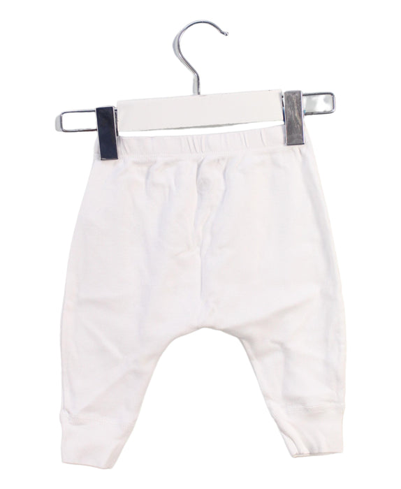 A White Sweatpants from Petit Bateau in size 0-3M for neutral. (Back View)