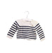 A White Cardigans from Petit Bateau in size 6-12M for girl. (Front View)