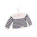 A White Cardigans from Petit Bateau in size 6-12M for girl. (Back View)