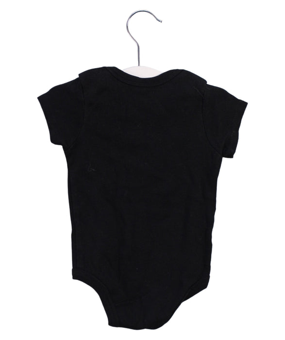 A Black Short Sleeve Bodysuits from Air Jordan in size 6-12M for boy. (Back View)