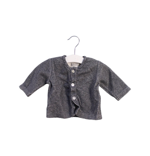 A Grey Cardigans from Makie in size 3-6M for boy. (Front View)
