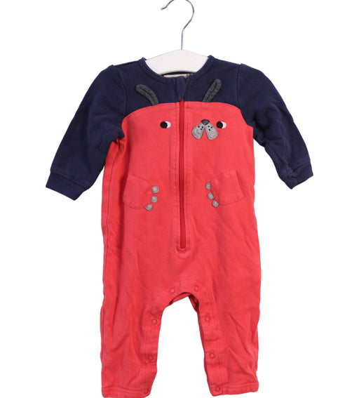 A Red Long Sleeve Jumpsuits from Momonittu in size 0-3M for boy. (Front View)