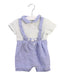 A Purple Short Sleeve Rompers from Nicholas & Bears in size 0-3M for girl. (Front View)