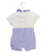 A Purple Short Sleeve Rompers from Nicholas & Bears in size 0-3M for girl. (Back View)