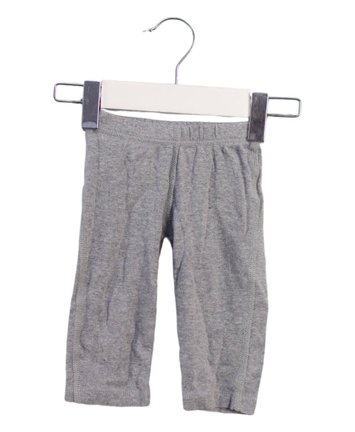A Grey Sweatpants from Burt's Bees Baby in size 0-3M for boy. (Front View)