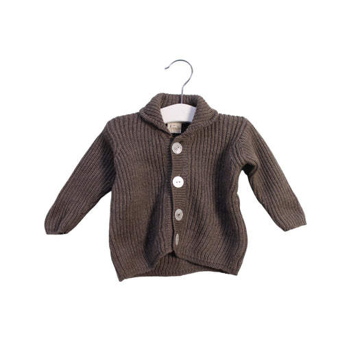 A Brown Cardigans from Ovale in size 0-3M for girl. (Front View)