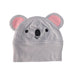 A Grey Beanies from Organic Baby in size 3-6M for girl. (Front View)