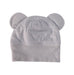 A Grey Beanies from Organic Baby in size 3-6M for girl. (Back View)