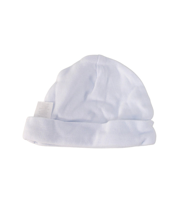 A White Beanies from Mides in size 0-3M for girl. (Back View)