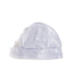 A White Beanies from Mides in size 0-3M for girl. (Back View)