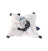 A White Safety Blankets from Doudou et Compagnie in size O/S for neutral. (Back View)