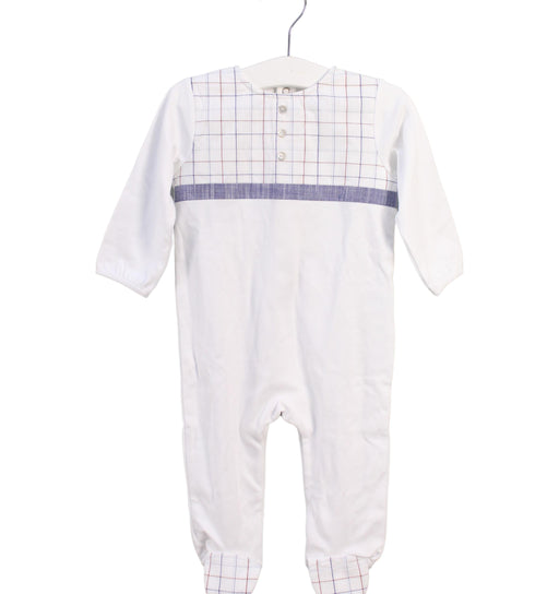 A White Long Sleeve Jumpsuits from Purete du... Bebe in size 6-12M for girl. (Front View)