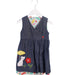 A Blue Sleeveless Dresses from Frugi in size 2T for girl. (Front View)