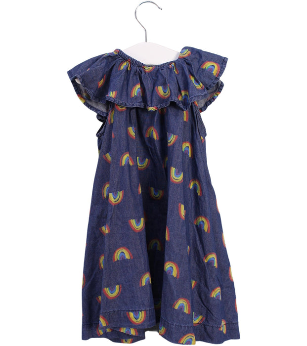 A Blue Short Sleeve Dresses from Stella McCartney in size 3T for girl. (Back View)