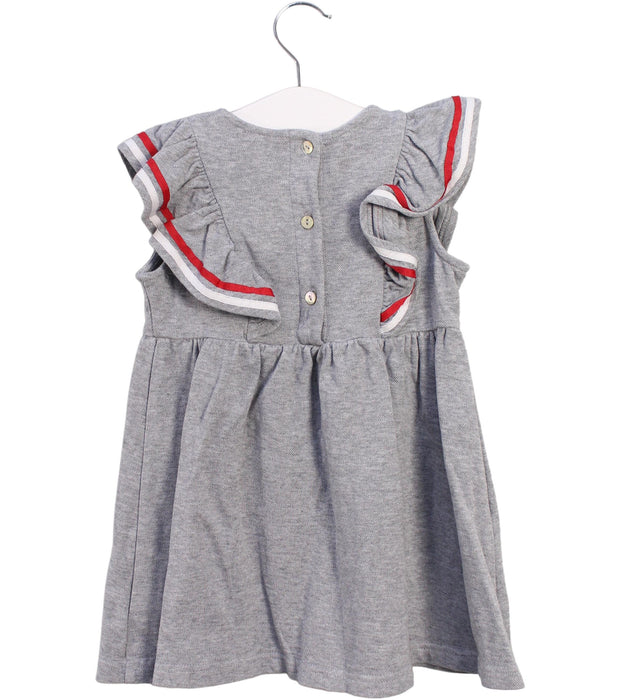 A Grey Short Sleeve Dresses from Chickeeduck in size 2T for girl. (Back View)