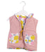 A Pink Outerwear Vests from Sou Sou in size 4T for girl. (Front View)