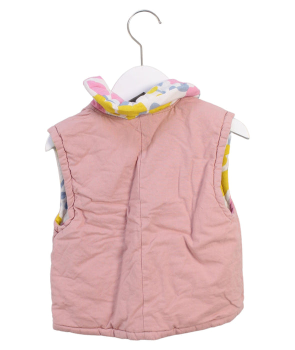 A Pink Outerwear Vests from Sou Sou in size 4T for girl. (Back View)