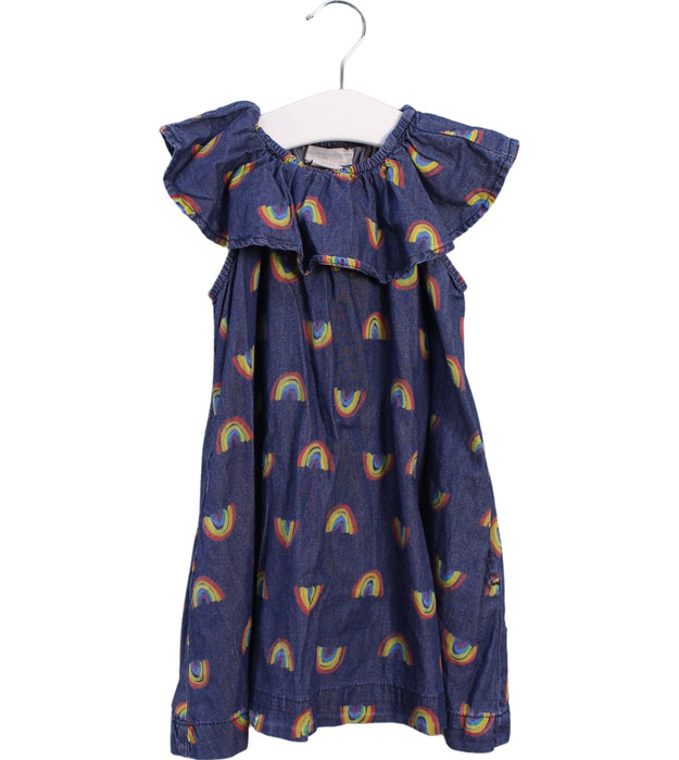 A Blue Short Sleeve Dresses from Stella McCartney in size 3T for girl. (Front View)