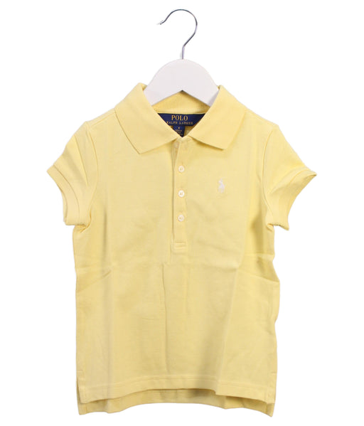 A  Short Sleeve Polos from Polo Ralph Lauren in size 5T for girl. (Front View)