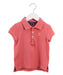 A Peach Short Sleeve Polos from Polo Ralph Lauren in size 3T for girl. (Front View)