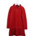 A Red Long Sleeve Dresses from Polo Ralph Lauren in size 6T for girl. (Front View)