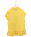 A Yellow Short Sleeve Polos from Polo Ralph Lauren in size 6T for girl. (Back View)