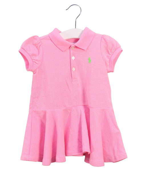 A Pink Dress Sets from Ralph Lauren in size 6-12M for girl. (Front View)