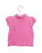 A Pink Short Sleeve Polos from Ralph Lauren in size 6-12M for girl. (Back View)