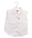 A White Sleeveless Polos from Levi's in size 2T for girl. (Front View)