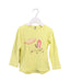 A Yellow Long Sleeve Tops from La Compagnie des Petits in size 3T for girl. (Front View)