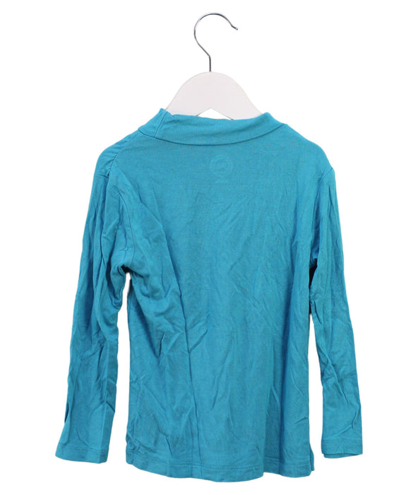 A Blue Long Sleeve Tops from La Compagnie des Petits in size 3T for girl. (Back View)