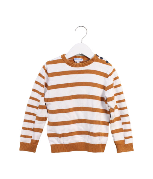 A Brown Knit Sweaters from Jacadi in size 6T for neutral. (Front View)