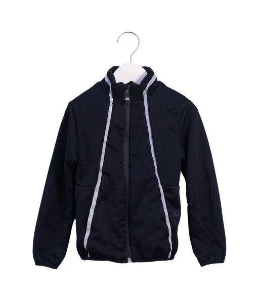 A Black Lightweight Jackets from Jacadi in size 6T for boy. (Front View)
